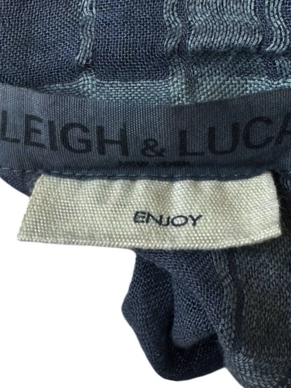 Leigh & Luca Charcoal & Black Lux Modal Scarf